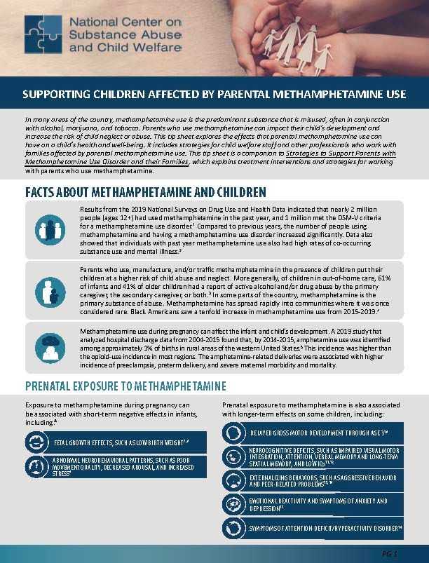 Supporting Children Affected by Parental Methamphetamine Use